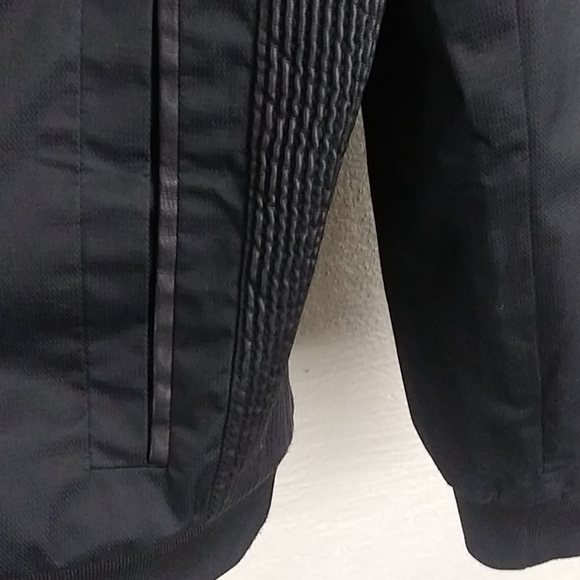 Calvin Klein Black Polyester Stand Up Collar Long Sleeve Zipper Front Jacket - Picture 6 of 14